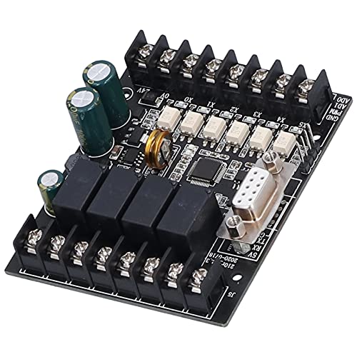 Tablero de control industrial del PLC de DC 24V 5A, controlador del PLC 4P WS2N-10M Placa de control industrial Módulo de salida analógica de la retransmisión del controlador programable