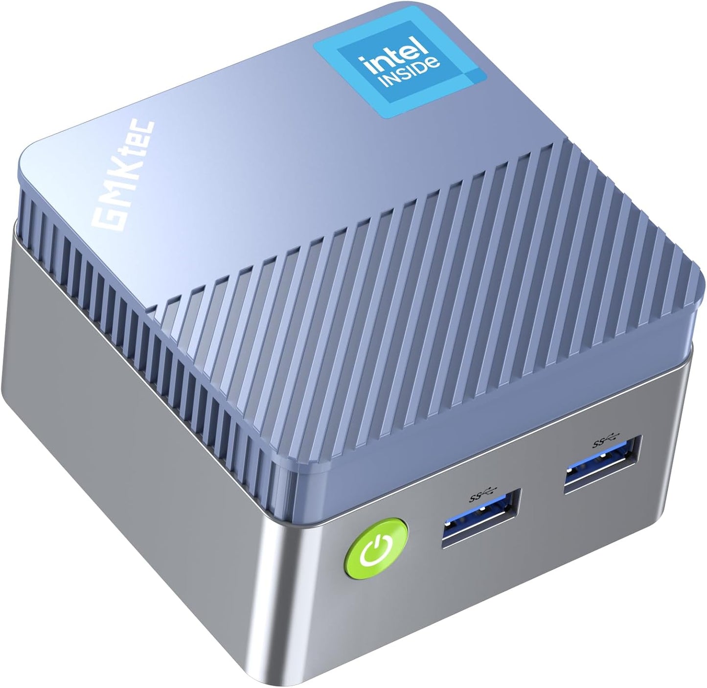 GMKtec Mini PC Windows 11 Pro Intel 11ª generación N5105, 10nm 8GB RAM 128GB SSD M.2 2242 Micro computadora de escritorio con doble HDMI 4K, Dual DDR4, Dual WiFi, Giga, BT4.2 y ventiladores de