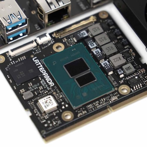 LattePanda Kit de evaluación de módulo de cómputo Mu-Micro x86 con procesador Intel N100 de hasta 3.4 GHz, 8 GB LPDDR5 RAM, 64 GB eMMC, pantalla triple 4K/USB 3.2/PCIe 3.0/SATA 3.0 para diseño de
