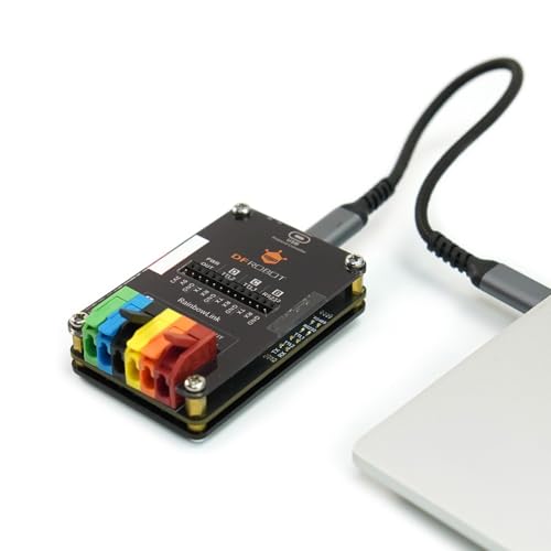 RainbowLink - Convertidor serie USB a RS485 / RS232 / TTL de 4 canales para cableado y pruebas fáciles, compatible con Windows y Linux #TEL0185