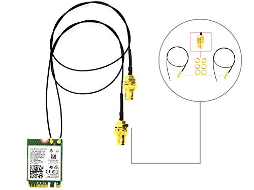 Wireless-AC8265 Dual Mode AC8265 Módulo NIC inalámbrico para Jetson Nano Developer Kit B01/A02, soporte 2.4GHz/5GHz 300Mbps/867Mbps Dual Band WiFi y Bluetooth 4.2