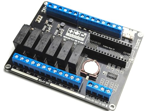 CANADUINO® Versión programable SMD del regulador de la lógica de PLC-100 V2 para el nano de Arduino