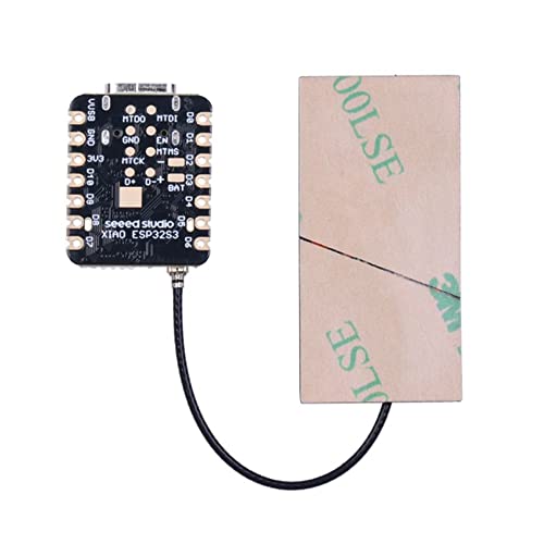 Seeed Studio XIAO ESP32S3 Sense - Wi-Fi de 2.4 GHz, BLE 5.0, sensor de cámara OV2640, micrófono digital, carga de batería compatible (1 unidad)