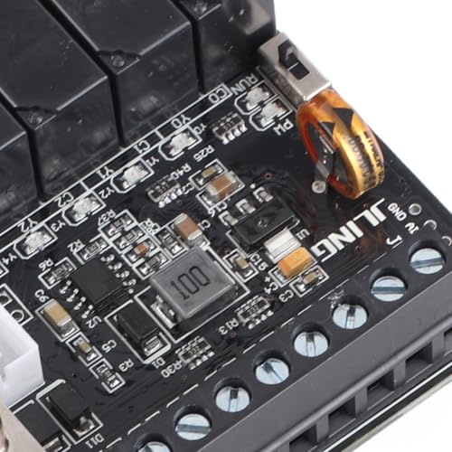 DC24V Controlador PLC Kit Controlador Lógico Programable Salida de Relé Tablero de Control Industrial Programable FX1N-14MR Módulo Controlador de Relé Tablero de Control Industrial