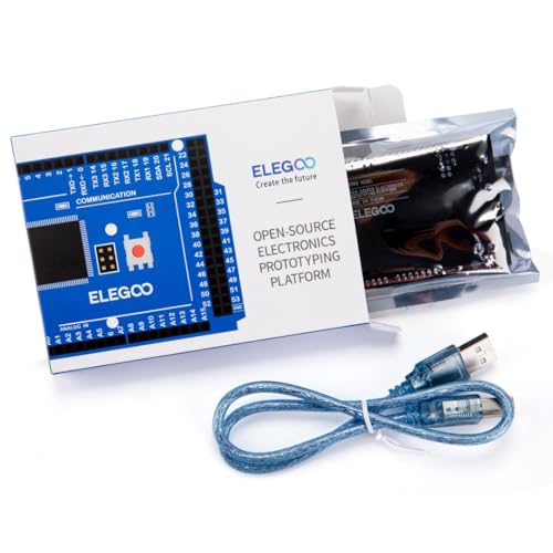 ELEGOO MEGA R3 Board ATmega 2560 + cable USB compatible con Arduino IDE Projects RoHS