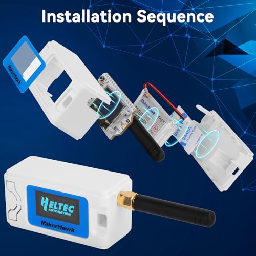Paquete de 2 placas de desarrollo ESP32 LoRa V3 + batería de 1100 mAh + juego de funda protectora - con antena de 915 MHz y dispositivos SX1262 LoRa V3 para Meshtastic Arduino LoRawan IOT