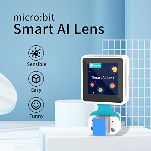 ELECFREAKS Kit de lentes inteligentes AI Sensor Planet X Vision con módulo de función de reconocimiento y modelos entrenados Mini pantalla de 1.3 pulgadas compatible con placa de expansión de
