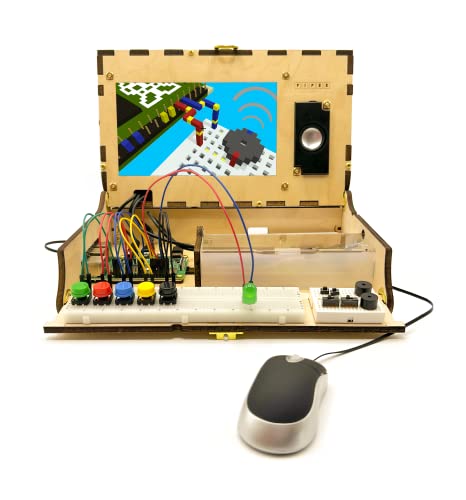 Piper Kit de computadora: el galardonado Build-A-Computer Age 8+ STEAM Learning, con Raspberry Pi, codificación de arrastrar y soltar, StoryMode, juegos, Python y proyectos increíbles