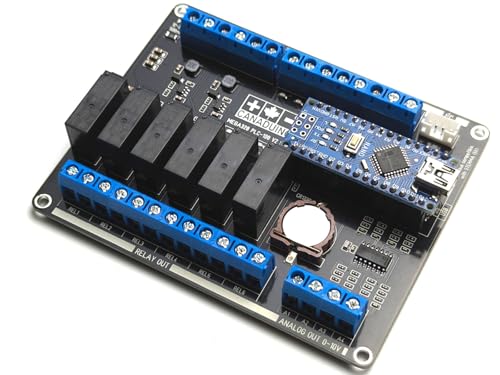 CANADUINO® Versión programable SMD del regulador de la lógica de PLC-100 V2 para el nano de Arduino
