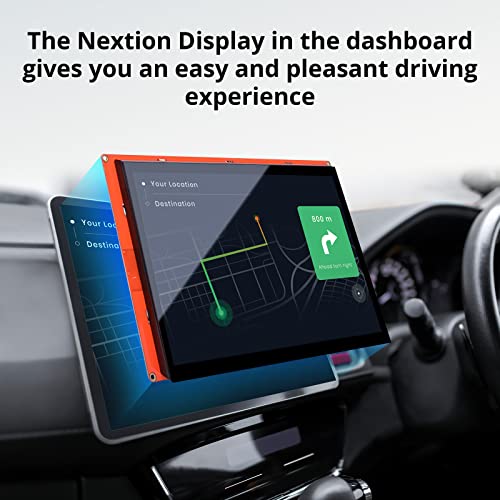 Nextion Pantalla táctil capacitiva LCD-TFT LCD-TFT de la serie inteligente de 10.1 ″ NX1060P101-011C-I 1024 * 600, ampliamente utilizado en vehículos, impresora 3D, funciones de reproducción de