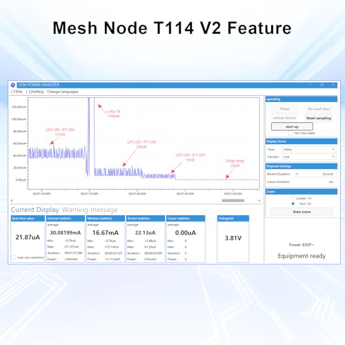 Mesh Node T114 V2 LoRaWAN Meshtastic Tracker AYWHP Meshtastic Tracker Nordic nRF52480 con pantalla GNSS Pantalla TFT de 1.9 pulgadas 902-928MHz con chip SX1262 BLE WiFi compatible con