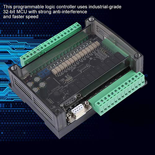 Controlador lógico programable del PLC de DC24V, módulo de control de la retransmisión del PLC de FX3U-24MR, tablero de control industrial apoya la conexión de HMI