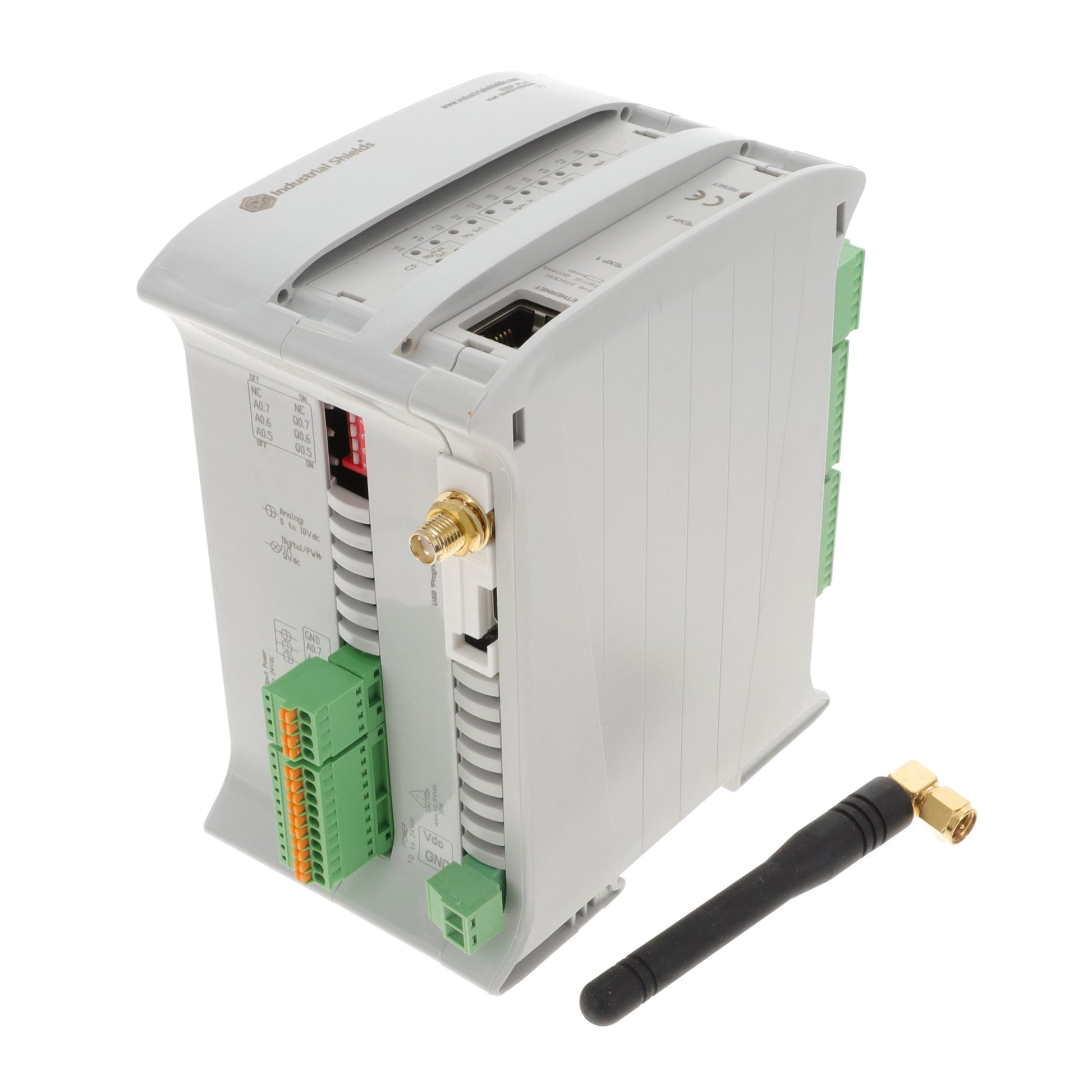Industrial Shields 34001000200 - ESP32 ETHER&WIFI&BT PLC 21 I/OS 13 - Digital (7), Analog/Digital (6)