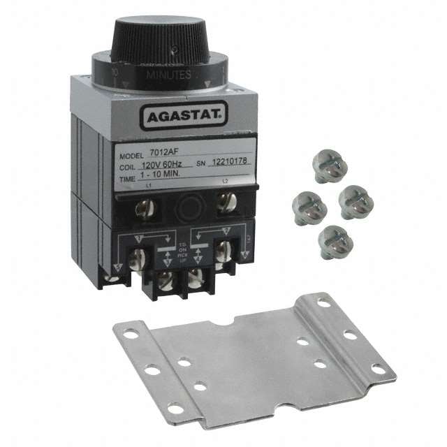 TE Connectivity Aerospace, Defense and Marine 7012AC 7000, AGASTAT Montaje en panel Relé mecánico 1.5 ~ 15 seg 10A a 240VCA
