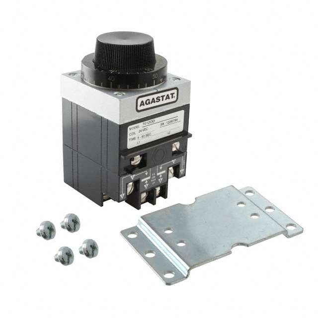 TE Connectivity Aerospace, Defense and Marine 7012OD 7000, AGASTAT Montaje en panel Relé mecánico 5 ~ 50 seg 10A a 240VCA
