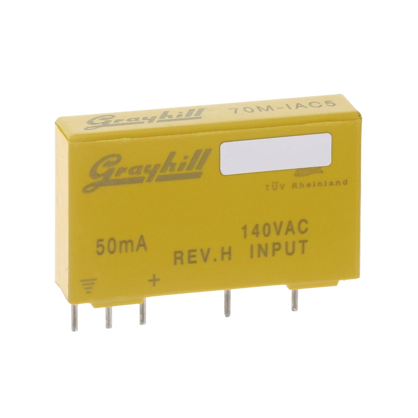 Grayhill Inc. 70M-IAC5 70 Módulo de entrada de CA Amarillo