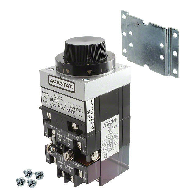 TE Connectivity Aerospace, Defense and Marine 7014PD 7000, AGASTAT Montaje en panel Relé mecánico 10 ~ 100 seg 10A a 240VCA