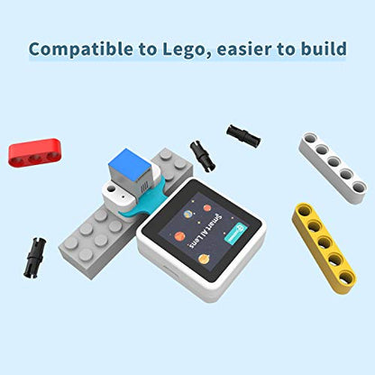 ELECFREAKS Kit de lentes inteligentes AI Sensor Planet X Vision con módulo de función de reconocimiento y modelos entrenados Mini pantalla de 1.3 pulgadas compatible con placa de expansión de