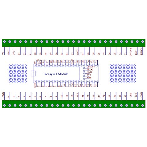 Módulo de placa de ruptura de bloque de terminales para Teensy 4.1, versión de montaje de tornillo