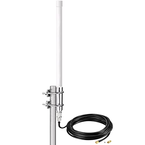 Bingfu La antena Lora de 915 mhz supera a las antenas de helio de 5.8 dbi 8dbi en algunos casos de uso - 4dbi con cable de 10 pies para MNTD RAK V2 Nebra Bobcat 300 Sensecap M1 HNT Helium Hotspot