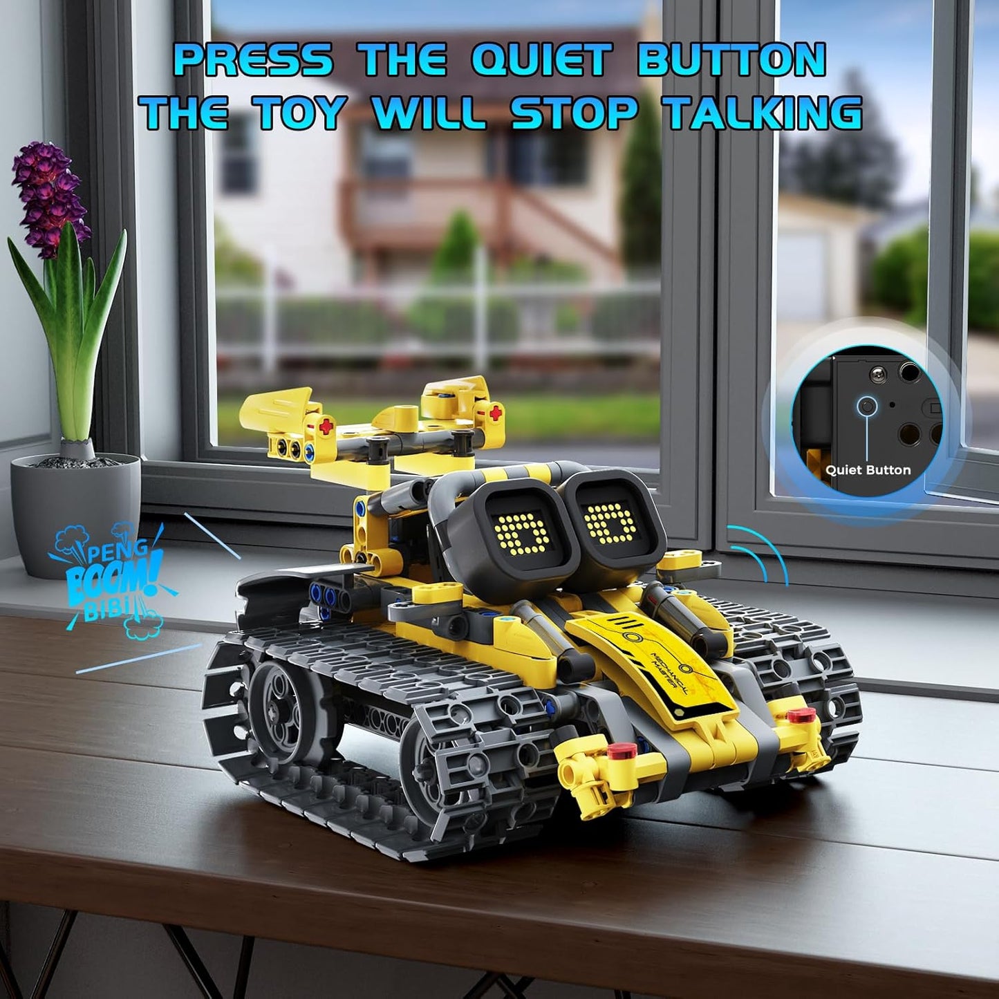 Sillbird Kit de construcción de robot con control remoto para niños de 8 a 14 años, juguete técnico de robótica de codificación STEM, regalos creativos de cumpleaños para niños, modelos 5 en 1