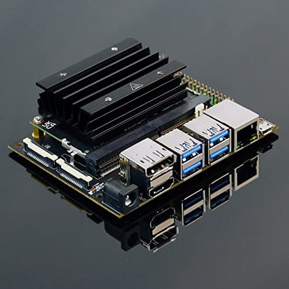 YAHBOOM Jetson Nano 4GB RAM Development Board Kit (SUB) B01 con módulo oficial para inteligencia artificial Python Programación