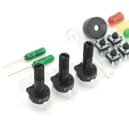 DFRobot Kit de inicio para principiantes para Arduino: Aprende electrónica con componentes etiquetados (con Uno R3 en el interior)