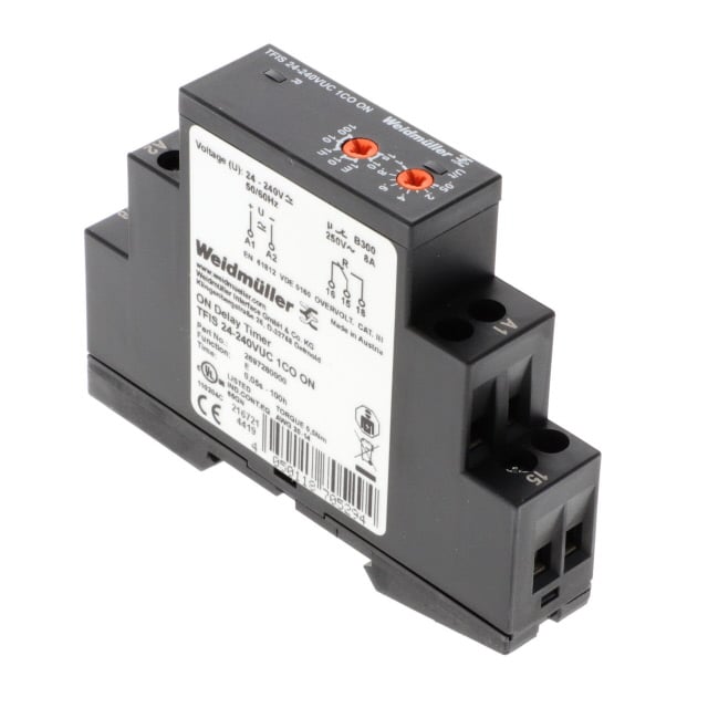 Weidmüller 2697280000 TFIS Riel DIN Relé mecánico 0.05 seg ~ 100 h 8A a 250VCA