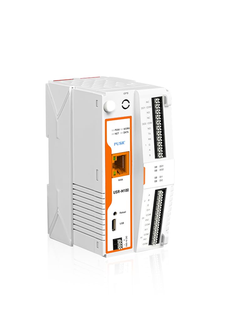 Servidor Ethernet remoto IO Edge Computing Gateway MQTT/SSL RS485/232/Ethernet Modbus RTU a TCP Json Modbus Polling USR-M100