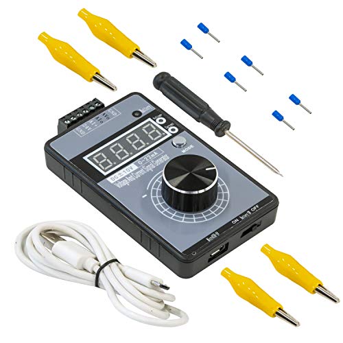 UCTRONICS DC ± 10V 0/4-20mA generador de señal de voltaje actual, interfaz de fuente de alimentación USB Simulador analógico para depuración de PLC y panel, prueba de dispositivos, convertidor de