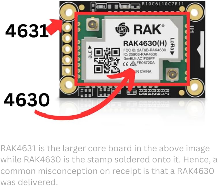 RAK Kit de inicio inalámbrico WisBlock Meshtastic US915 Base RAK19007 + Core RAK4631