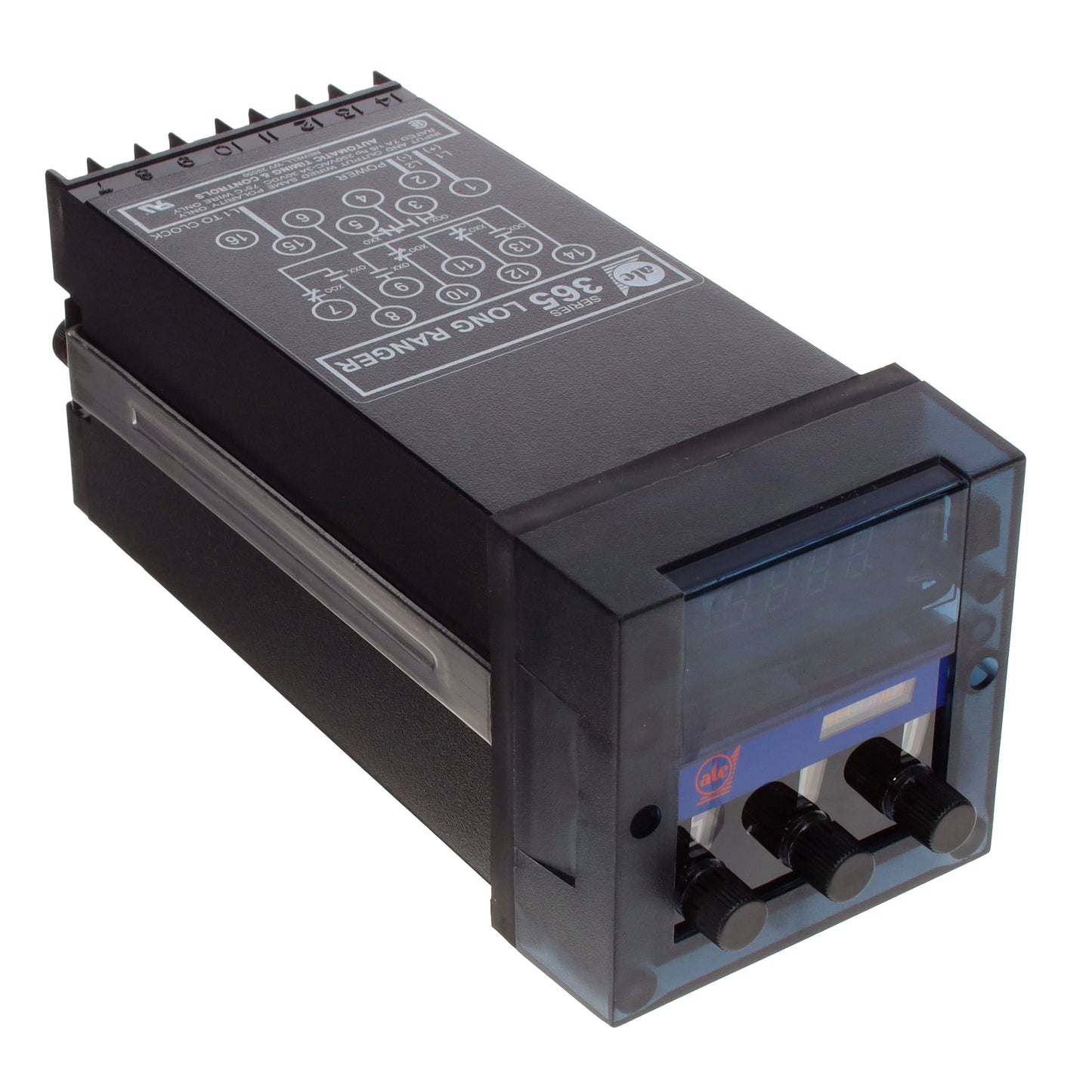 ATC-Diversified Electronics 365C-300-Q-30-PX 365C Riel DIN Relé mecánico 0.01 seg ~ 999 h 7A a 240VCA