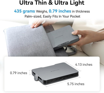 Khadas Mind 2 Mini PC - Intel Core Ultra 5 125H (14 núcleos, 18 hilos, hasta 4.5GHz) - 16GB LPDDR5+512GB SSD PC de escritorio portátil con gráficos HD y creación de IA | BT 5.3 | 4K/8K UHD | Windows