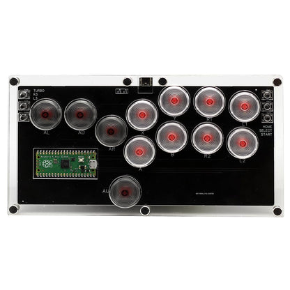 XIAO SHI MIN STORY All Buttons Fight Stick Controller Style Arcade Joystick For Sanwa PC USB Steam Full button direction control lift SOCD Fighting Stick Controller WASD