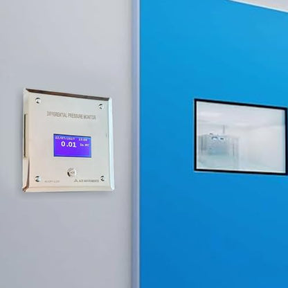 Indicador de presión diferencial para monitor de presión de habitación de hospital | Monitor de presión de salas de aislamiento | Monitor de presión de habitaciones negativas | AI-DP1-LCD