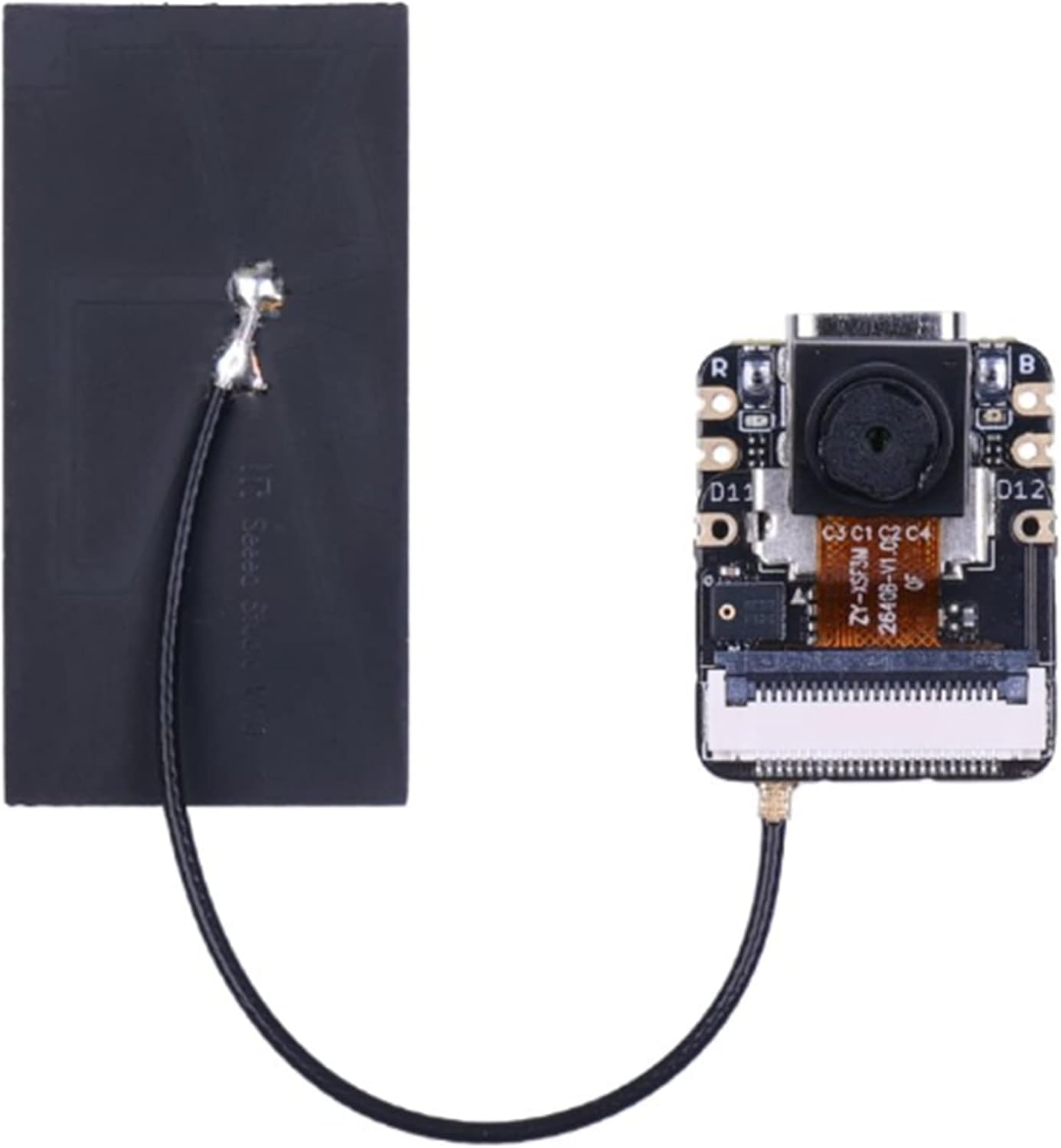 Seeed Studio XIAO ESP32S3 Sense - Wi-Fi de 2.4 GHz, BLE 5.0, sensor de cámara OV2640, micrófono digital, carga de batería compatible (1 unidad)