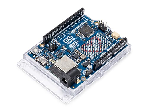 Arduino UNO R4 WiFi [ABX00087] - Renesas RA4M1 / ESP32-S3 - Wi-Fi, Bluetooth, USB-C, CAN, DAC, OP AMP, conector Qwiic, matriz LED de 12 x 8
