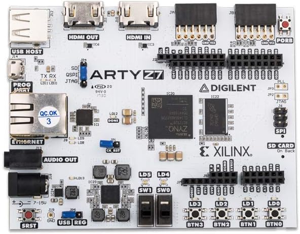 Digilent Arty Z7: AP SoC Zynq-7000 Junta de Desarrollo para Creadores y Aficionados (Art Z7-10) Tarjeta