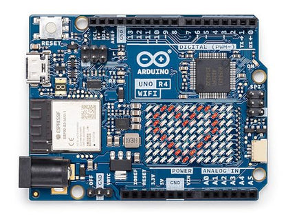 Arduino UNO R4 WiFi [ABX00087] - Renesas RA4M1 / ESP32-S3 - Wi-Fi, Bluetooth, USB-C, CAN, DAC, OP AMP, conector Qwiic, matriz LED de 12 x 8