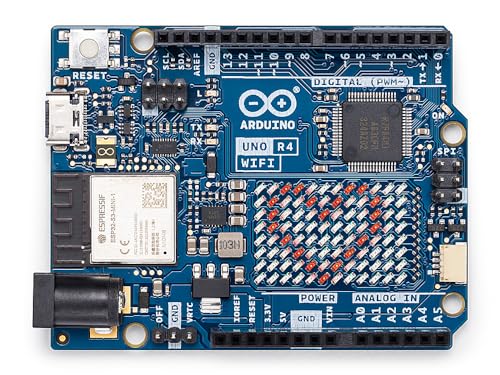 Arduino UNO R4 WiFi [ABX00087] - Renesas RA4M1 / ESP32-S3 - Wi-Fi, Bluetooth, USB-C, CAN, DAC, OP AMP, conector Qwiic, matriz LED de 12 x 8