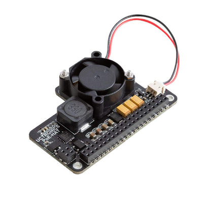 UCTRONICS para Raspberry Pi 4 PoE HAT con ventilador de enfriamiento, mini placa de expansión de alimentación a través de Ethernet para Raspberry Pi 4 B, 3 B+ y montaje en rack