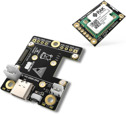 RAK Kit de inicio inalámbrico WisBlock Meshtastic US915 Base RAK19007 + Core RAK4631