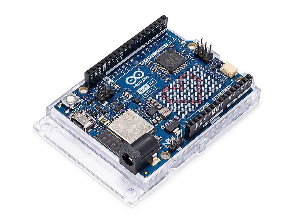 Arduino UNO R4 WiFi [ABX00087] - Renesas RA4M1 / ESP32-S3 - Wi-Fi, Bluetooth, USB-C, CAN, DAC, OP AMP, conector Qwiic, matriz LED de 12 x 8