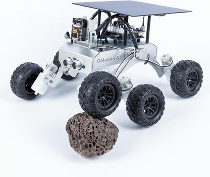 SunFounder Kit GalaxyRVR Mars Rover, kit de auto robot de video inteligente compatible con Arduino Uno R3 con ESP32 CAM para imágenes FPV en tiempo real, placa R3 y baterías recargables incluidas