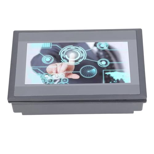 HMI HMI TFT Módulo de pantalla LCD Monitor de pantalla táctil Pantalla de control PLC de 7 pulgadas 12 en 8 salidas DC 24V 5A Módulo de salida de relé para FX3U‑20/40/48MRT
