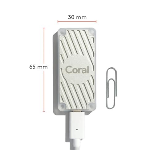 USB Edge TPU ML Accelerator coprocesador para Raspberry Pi y Otros Ordenadores Integrados de una Sola Placa