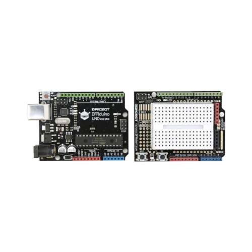 DFRobot Kit de inicio para principiantes para Arduino: Aprende electrónica con componentes etiquetados (con Uno R3 en el interior)