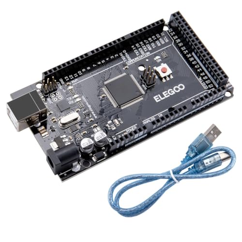 ELEGOO MEGA R3 Board ATmega 2560 + cable USB compatible con Arduino IDE Projects RoHS