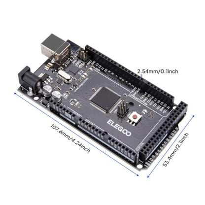 ELEGOO MEGA R3 Board ATmega 2560 + cable USB compatible con Arduino IDE Projects RoHS