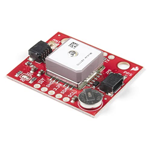 SparkFun Desconexión GPS - XA1110 (Qwiic) - Pequeño tablero compatible con I2C Fácil conexión Incluye XA1110 (Titan X1) Módulo GPS Soporta GPS GLONASS QZSS SBAS+210 PRN/99 búsqueda/33 canales de seguimiento simultáneo